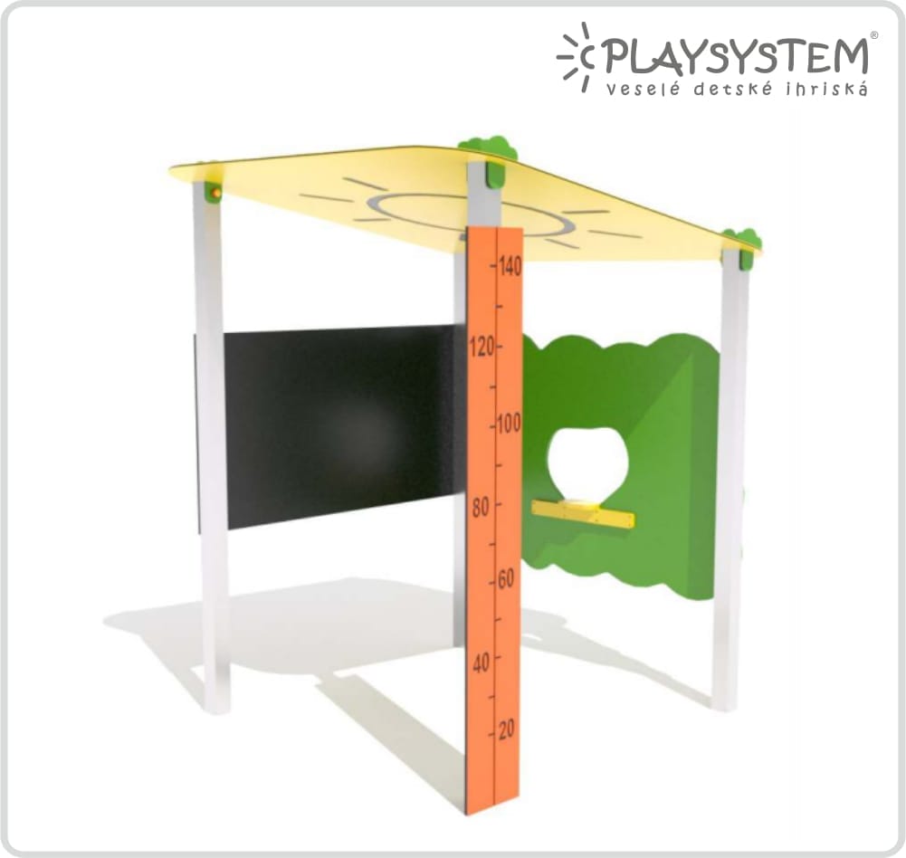 Domček s bludiskom a kresliacou tabuľou