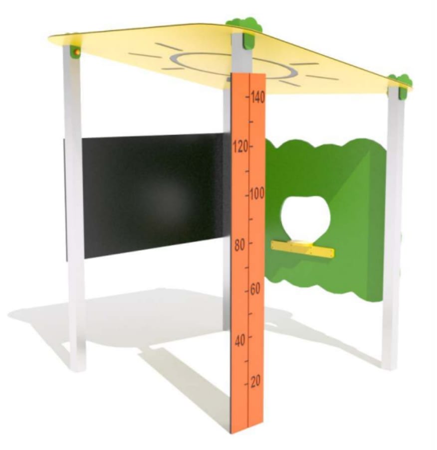 Domček s bludiskom a kresliacou tabuľou