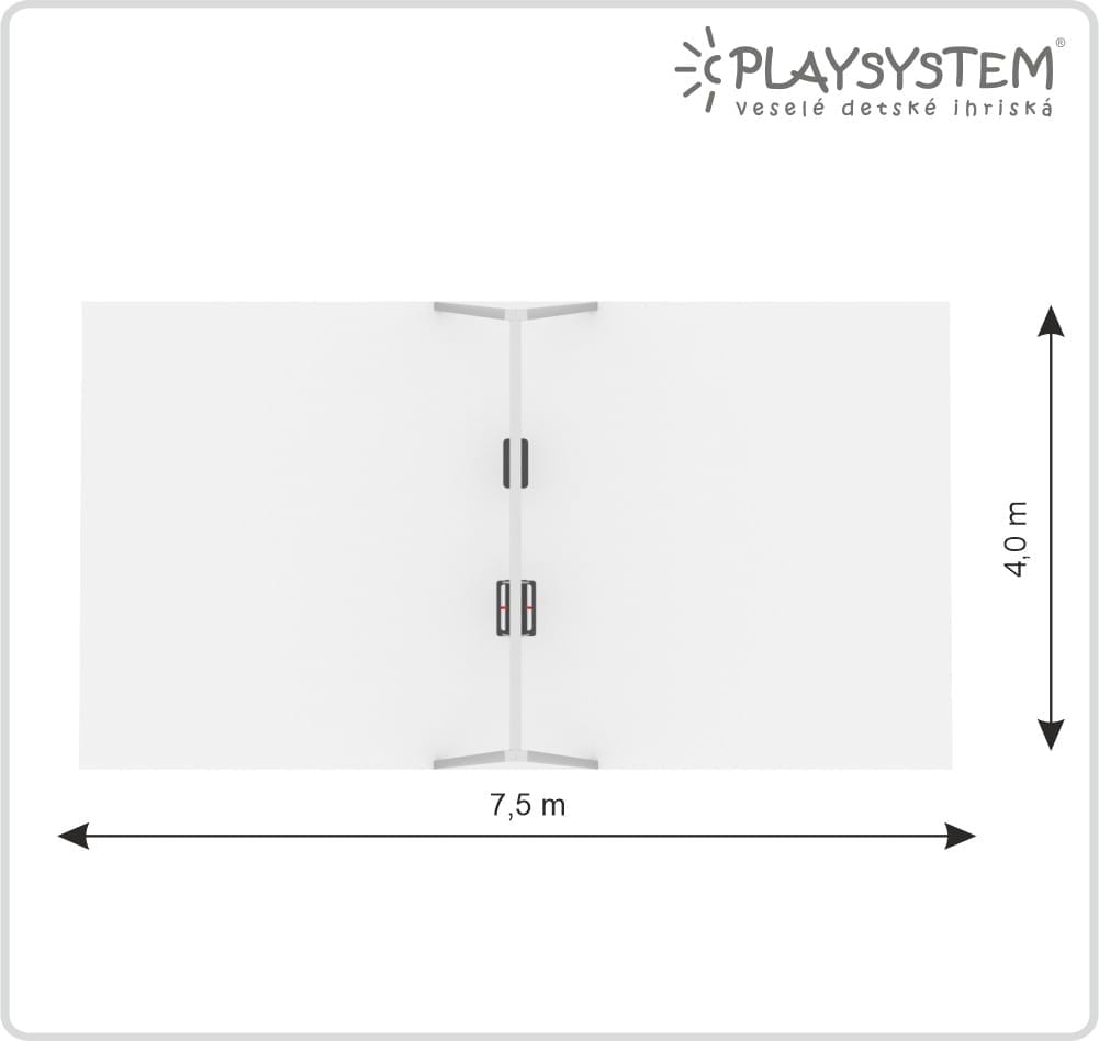 Dvojhojdačka pre väčšie deti